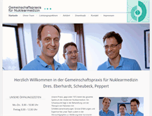 Tablet Screenshot of eberhardt-scheubeck-peppert.de